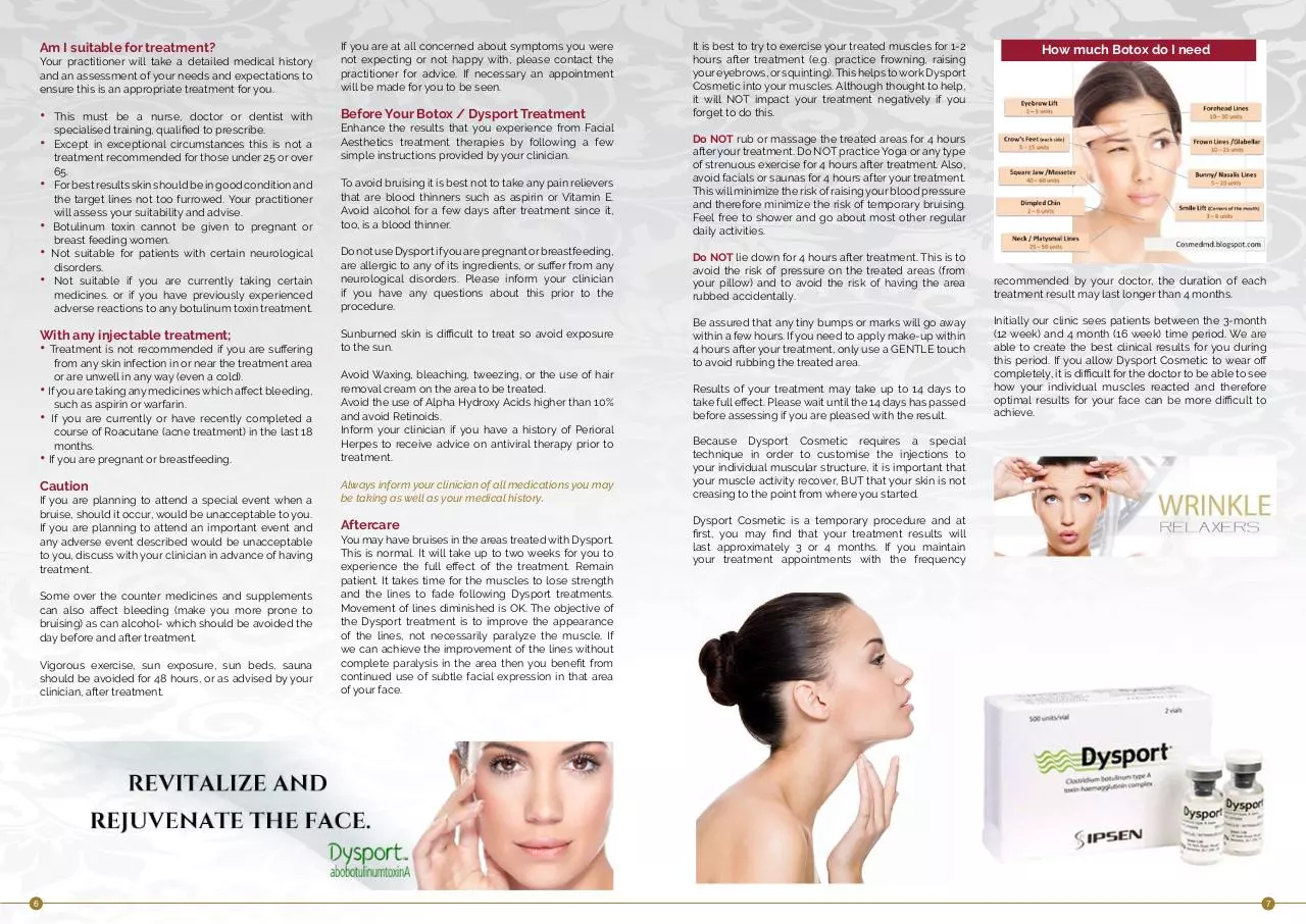 Page 4 of 11, Full Facial Brochure