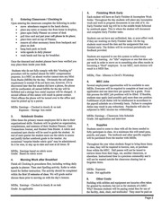 Page 2, Mrs. Lyness' Classroom Manual