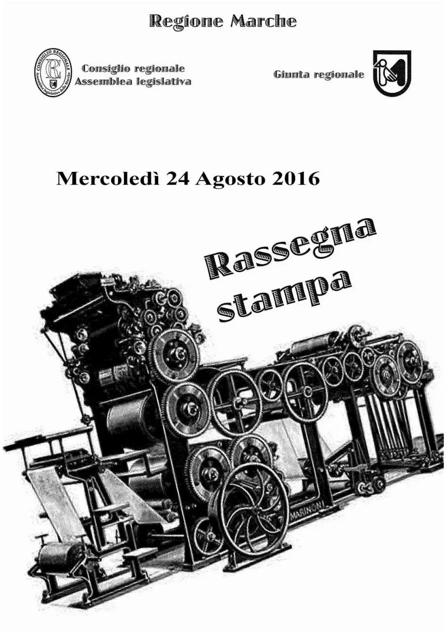 Page 1 of 44, Rassegna Stampa Marche20160824