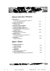 Page 1, Ristorante Colosseo Speisekarte