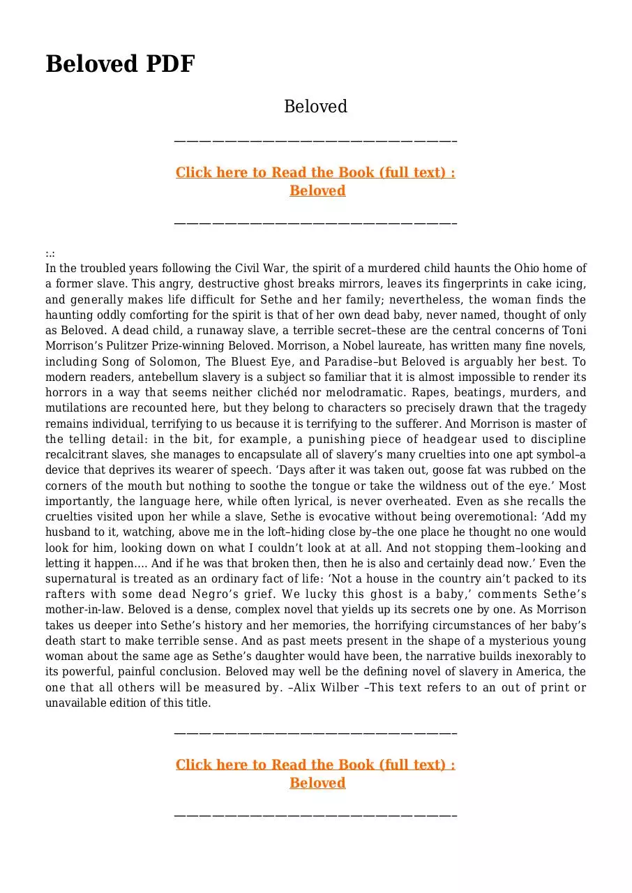 Page 1 of 2, LIT Beloved