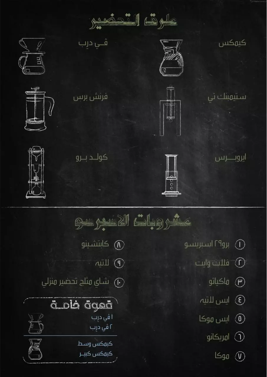 Page 1 of 4, Full menu without prices3