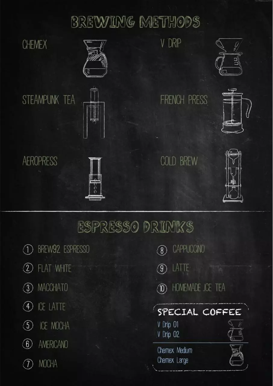 Page 2 of 4, Full menu without prices3