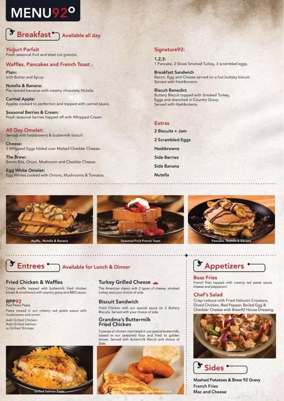 Page 3 of 4, Full menu without prices3