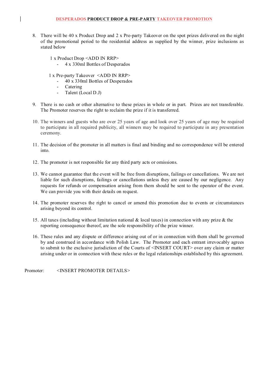 Document preview DES FB T&CS.pdf - page 2/2
