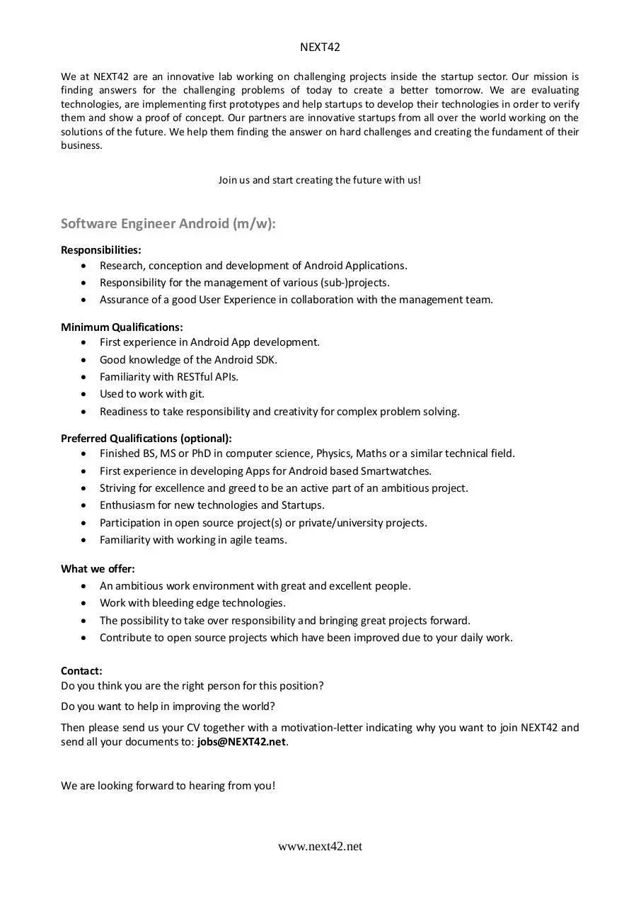 Document preview - Software_Engineer_Android.pdf - Page 1/1