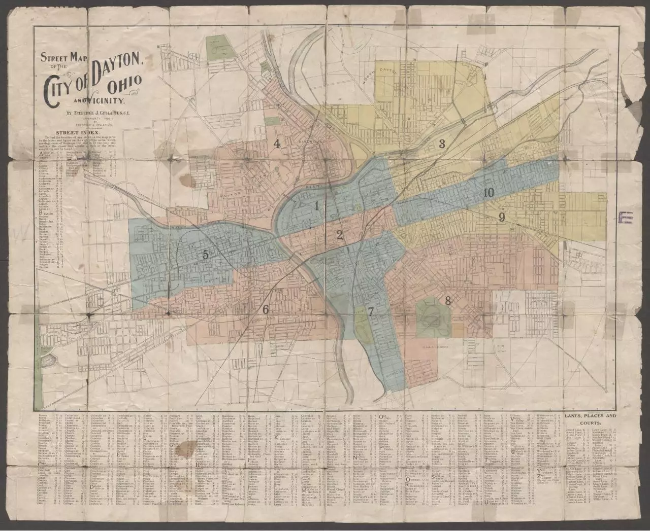 Document preview - street map city of dayton.pdf - Page 1/1