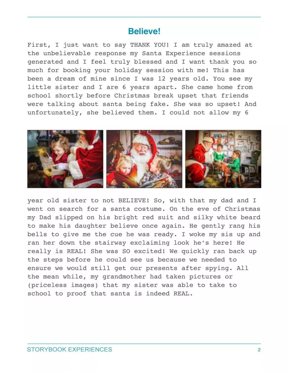 Page 2 of 4, Santa's Workshop Guide