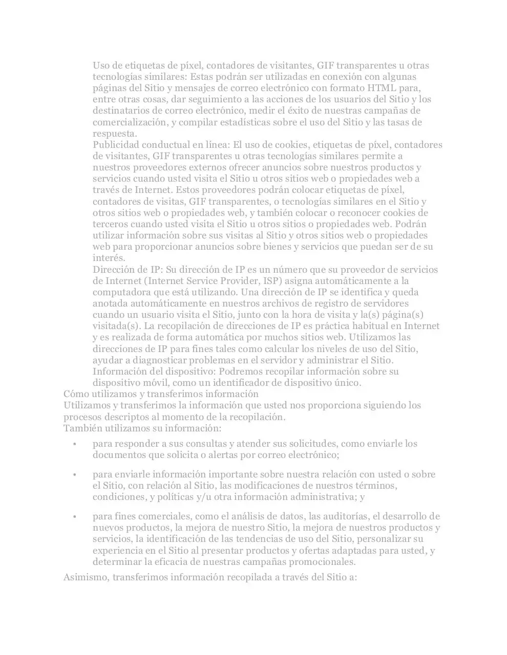 Page 3 of 7, Privacy Policy URU