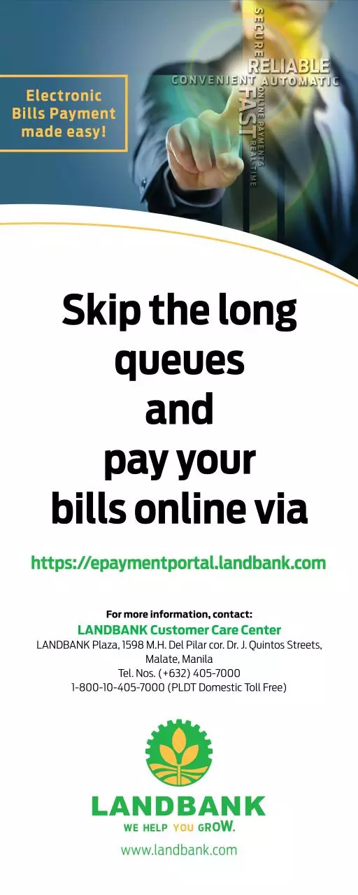 Page 1 of 1, ePP Generic Banner