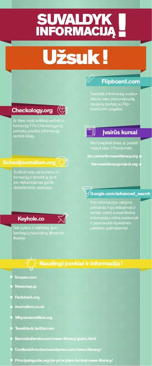 Page 1 of 1, suvaldyk informacija