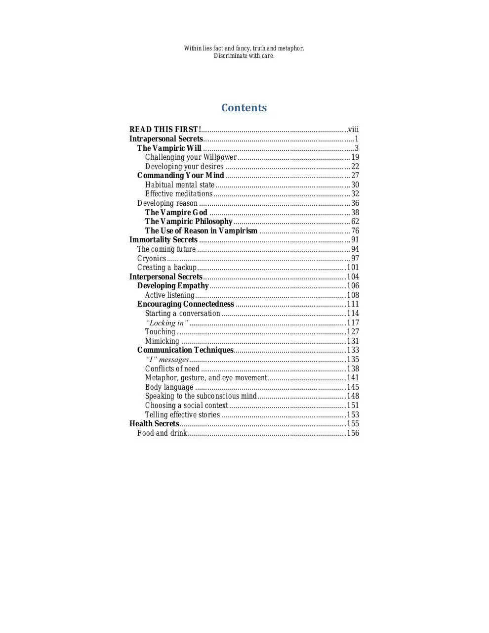 Page 2 of 234, 12 Tome of Dayside Mastery
