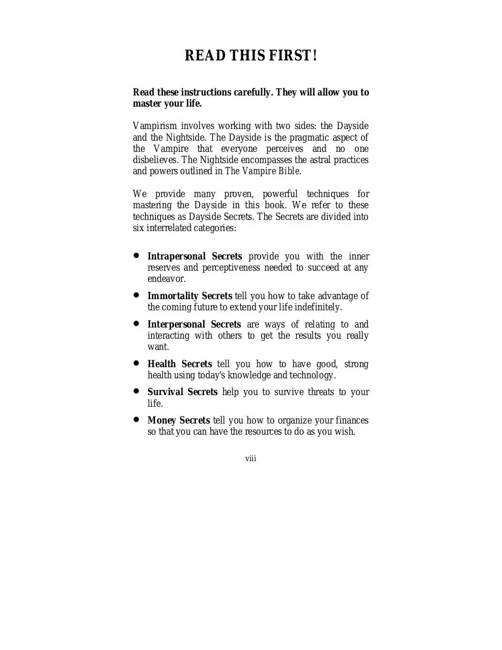 Page 4 of 234, 12 Tome of Dayside Mastery