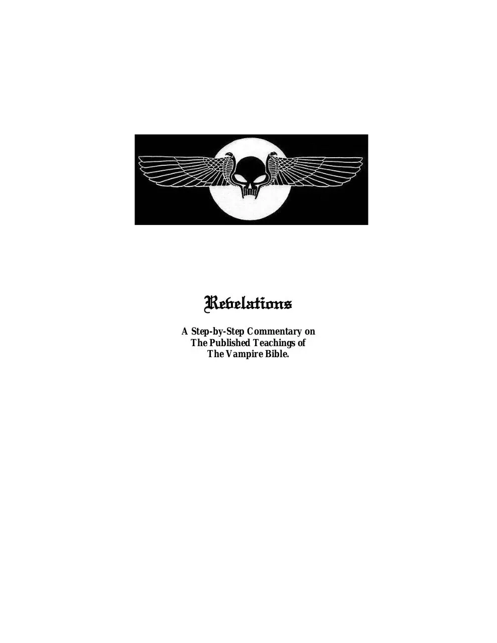 Page 1 of 140, 2 Revelations