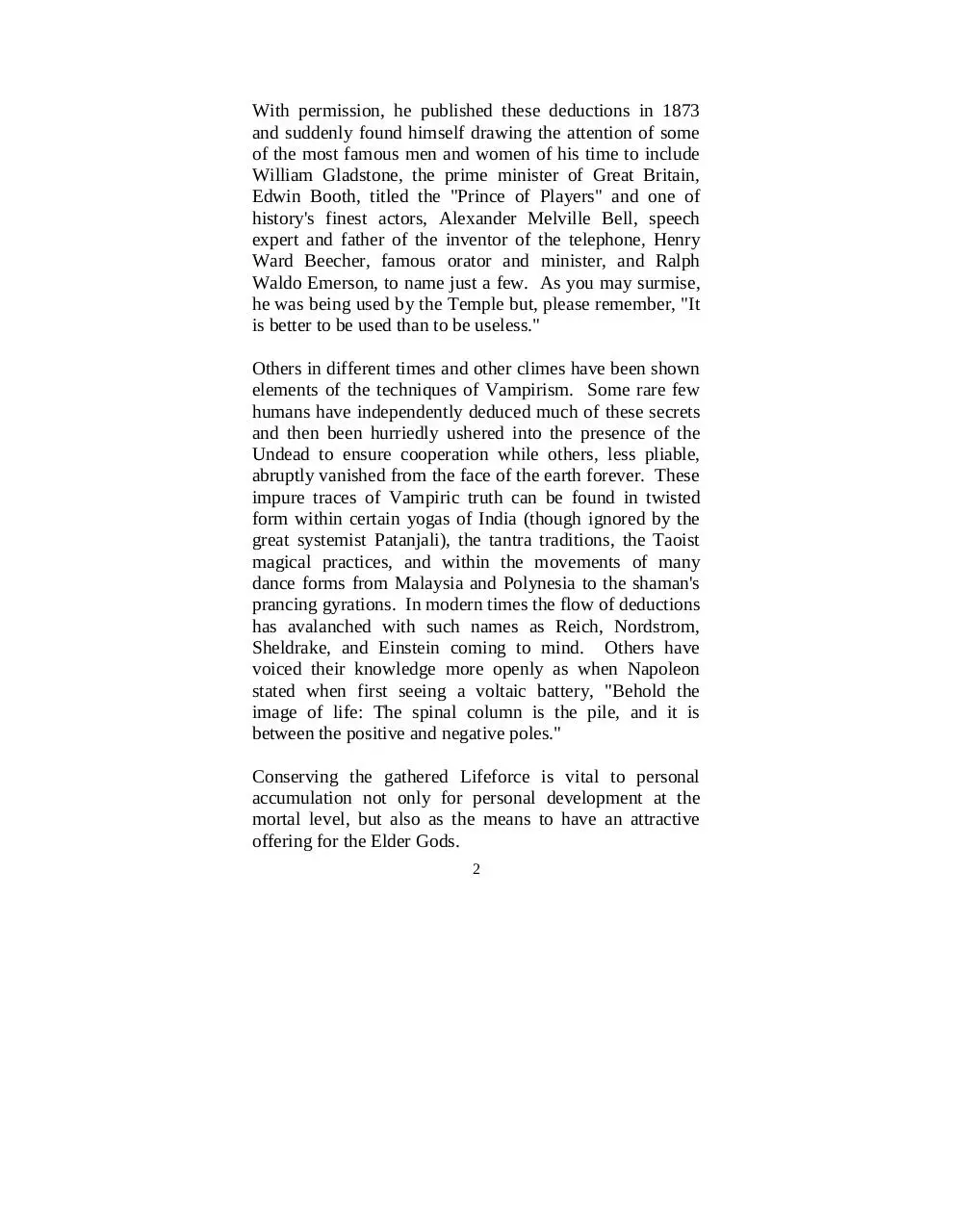 Page 5 of 58, 4 The Vampire Predator Bible
