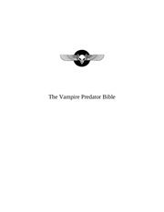 Page 1, 4 The Vampire Predator Bible