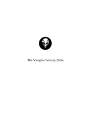 Page 1, 6 The Vampire Sorcery Bible