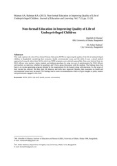 02 non formal education in improving quality pengganti