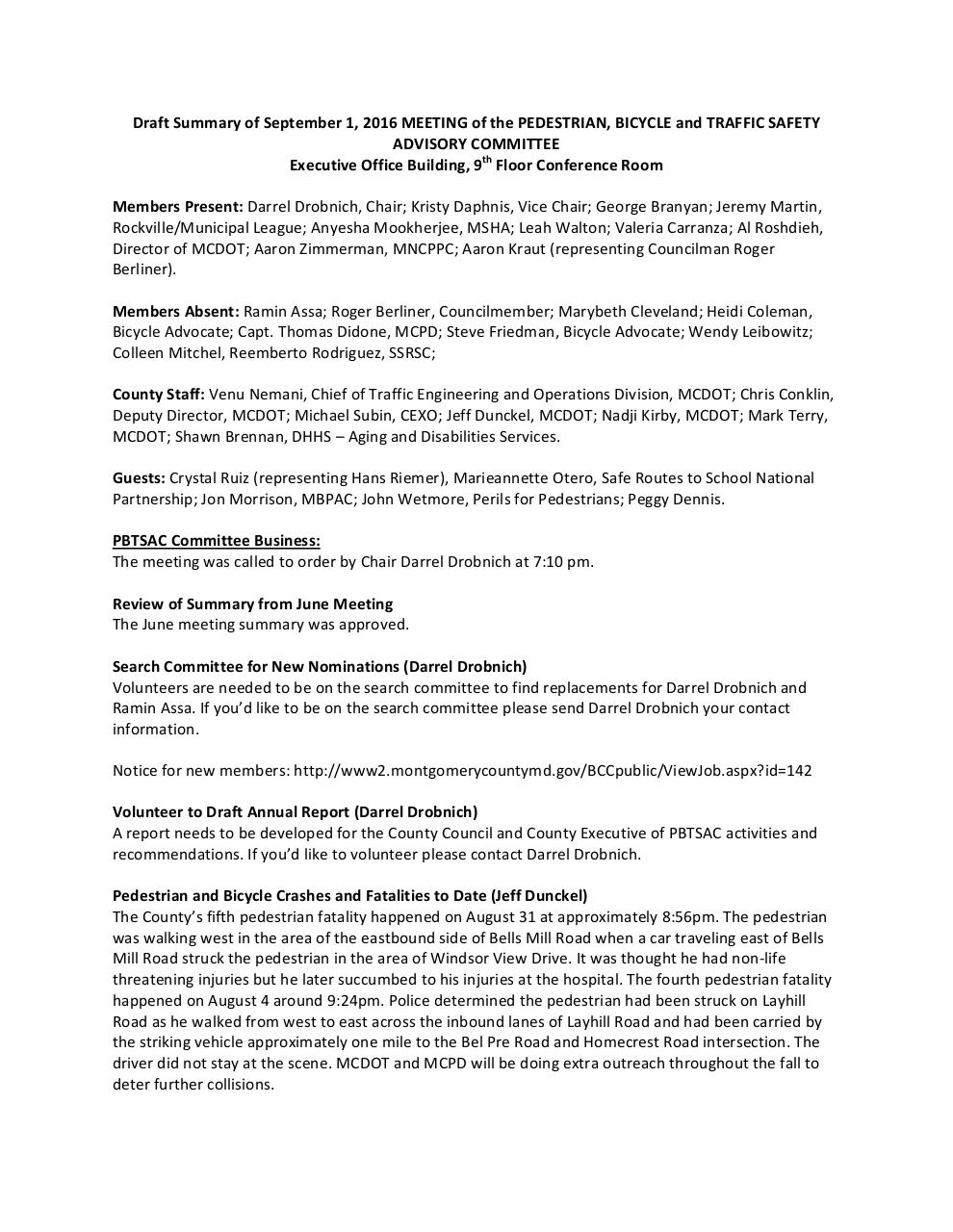 Document preview 01_SeptemberPBTSACDraftMeetingSummary-09-01-2016.pdf - page 1/4