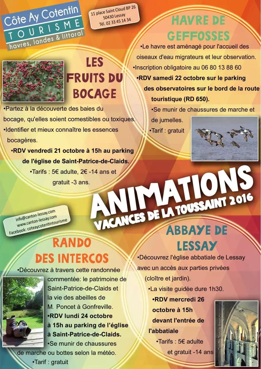 Page 1 of 1, animations toussaint 2016