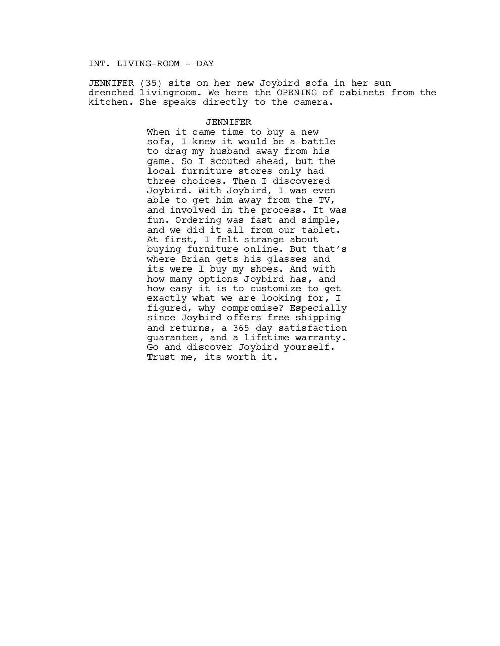 Page 2 of 2, Jennifer Monologue