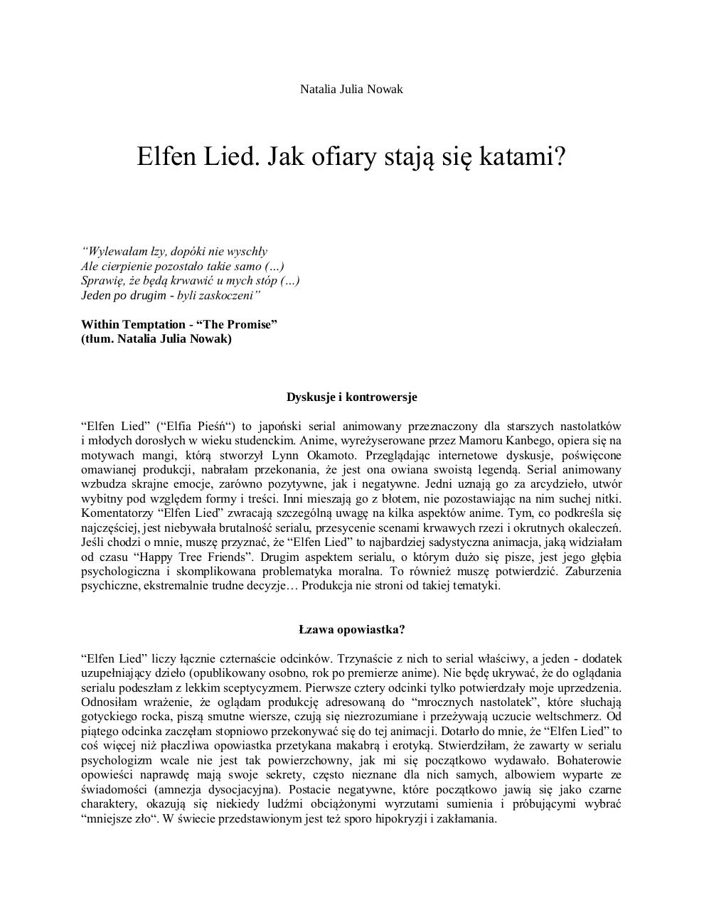 Elfen Lied. Jak ofiary stajÄ… siÄ™ katami.pdf - page 1/6
