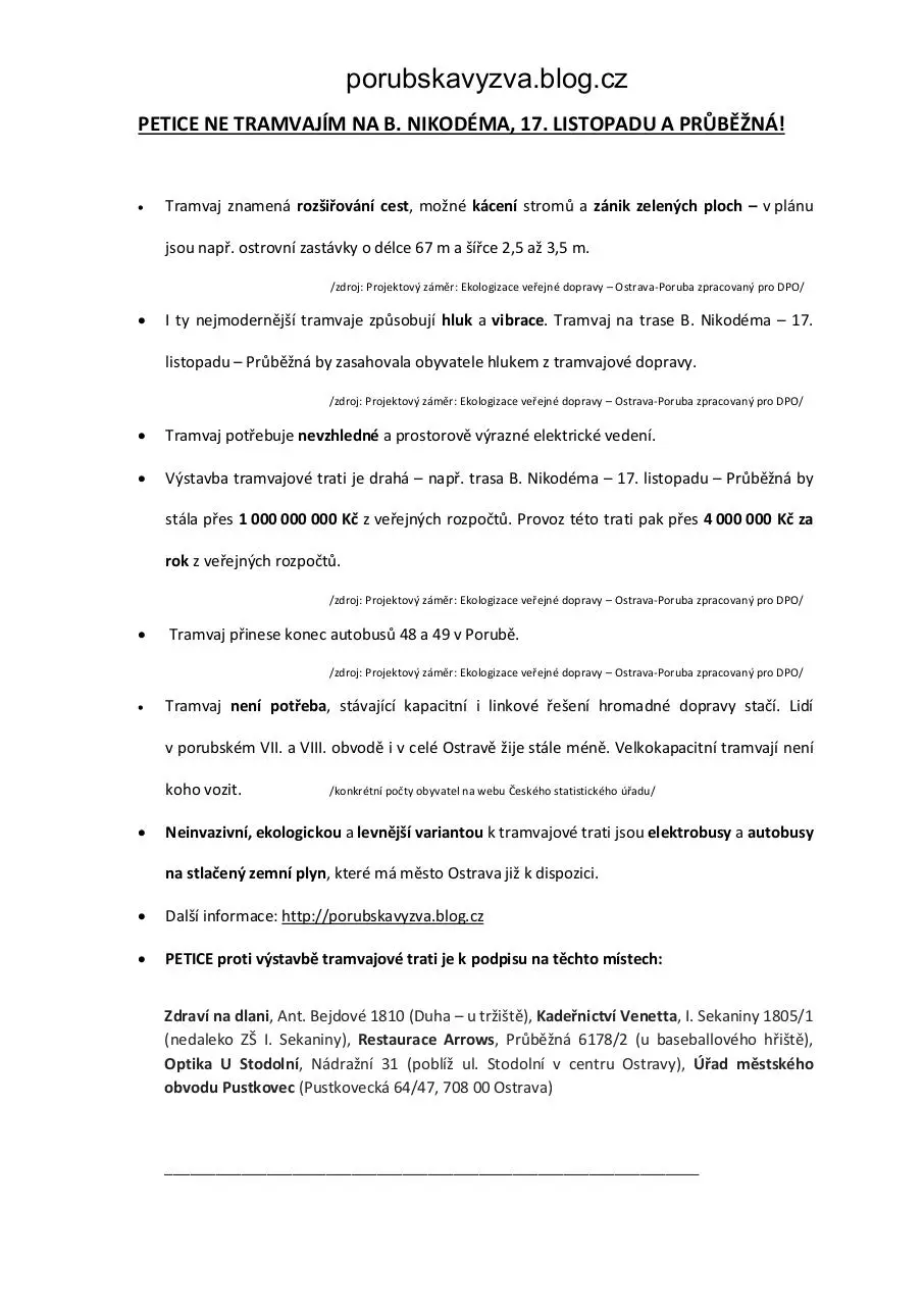 Document preview - informace_v-kostce.pdf - Page 1/1