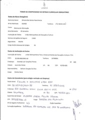 Page 1, Termo de Compromisso