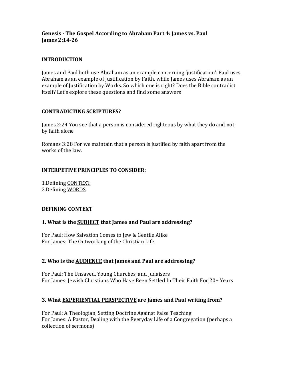 Document preview James vs Paul NOTES.pdf - page 1/2