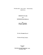 Page 3, TWI Problem Solving Manual