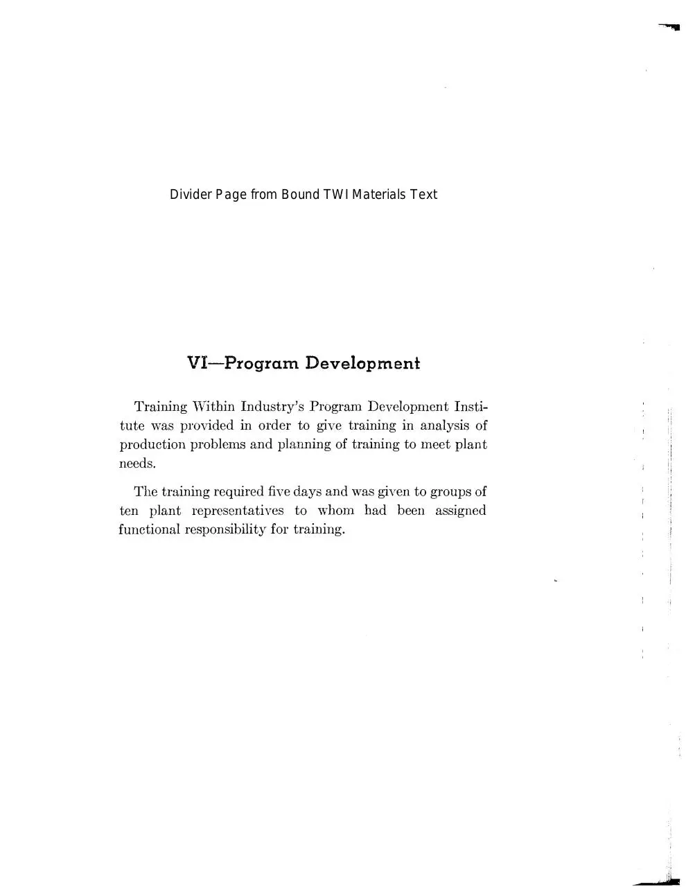 Page 3 of 117, TWI Program Development Manual
