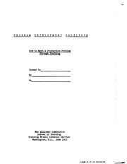 Page 5, TWI Program Development Manual