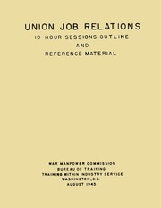 Page 1, TWI Union Job Relations Manual