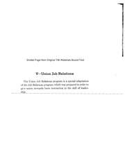 Page 3, TWI Union Job Relations Manual