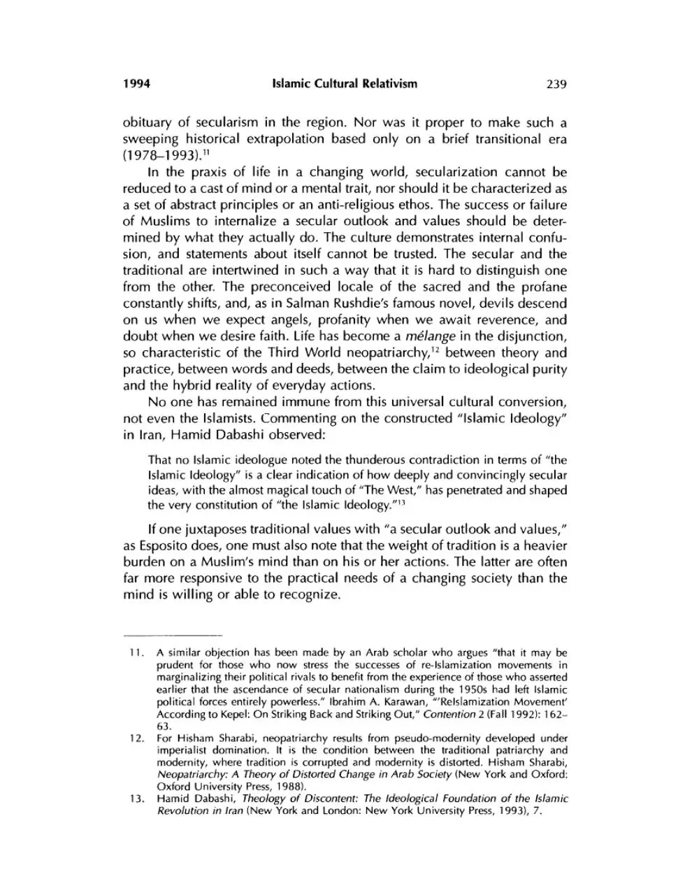 Page 5 of 42, An Essay on Islamic Cultural Relativism