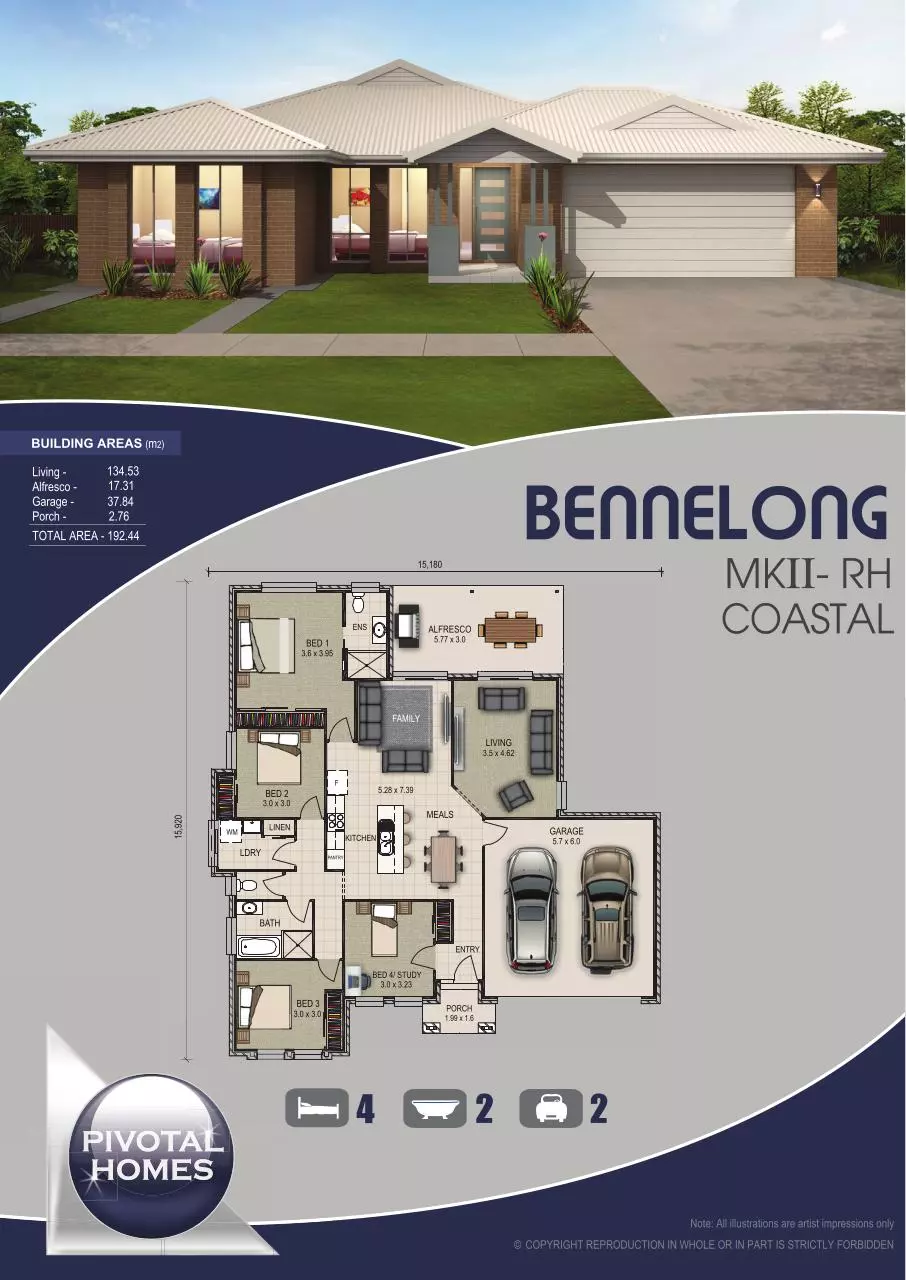 Page 1 of 1, BENNELONG MK II RH Coastal