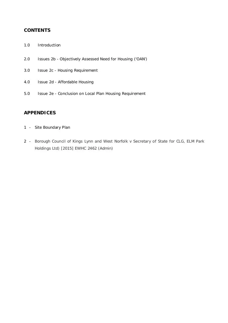 Page 5 of 32, Matter 2 Barton Willmore Cyden Homes