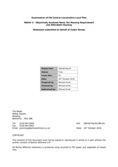 Page 3, Matter 2 Barton Willmore Cyden Homes