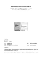 Page 3, Matter 3 Barton Willmore Cyden Homes
