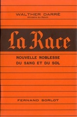Page 1, Darré Richard Walther La Race