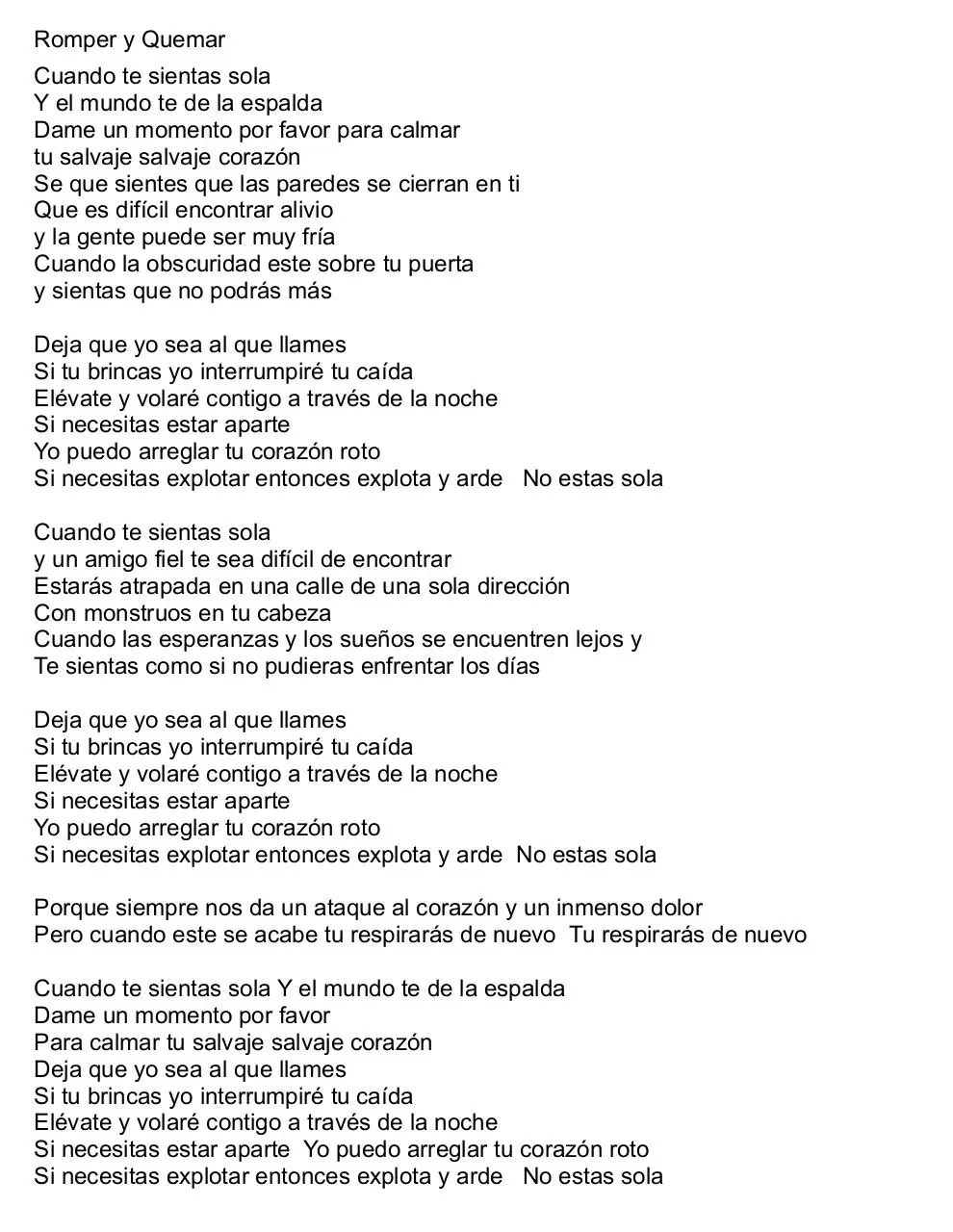 Page 2 of 2, Savage Garde Crash and Burn English and espanol