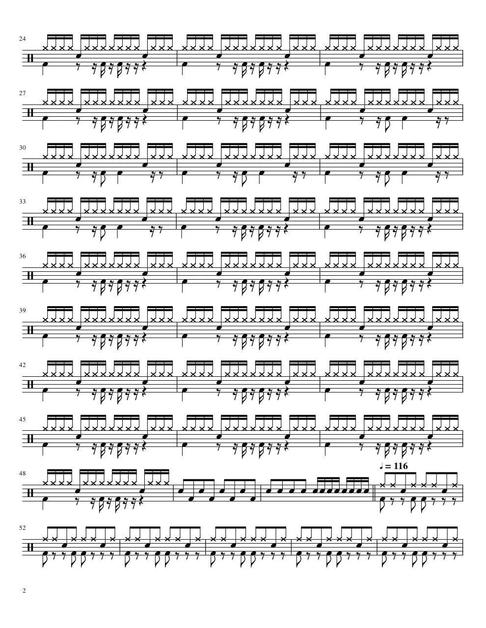 Page 2 of 4, i want you back jazz version Drum