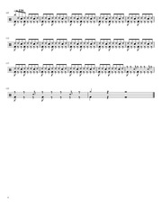 Page 4, i want you back jazz version Drum