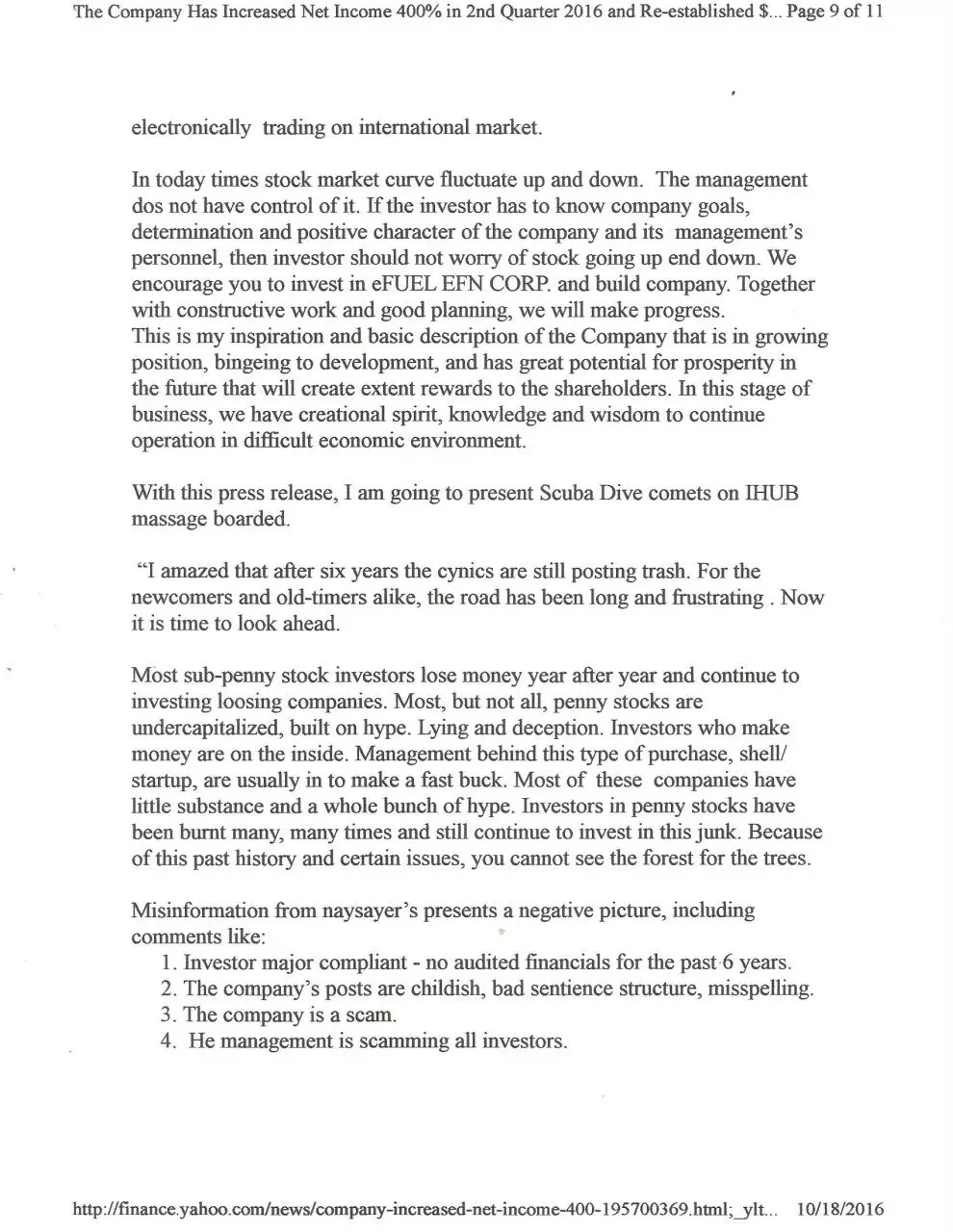 Page 2 of 3, OCT. 25 2016 PR.