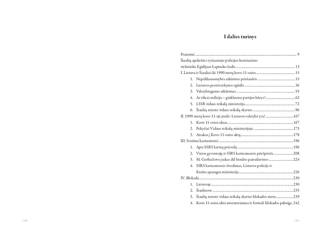Page 3 of 407, Šiauliai ir policija Lietuvos įvykiuose 2014 01 12