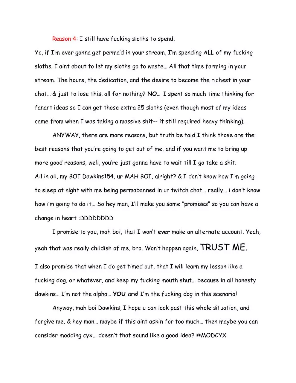 Page 2 of 2, UNBAN CYX