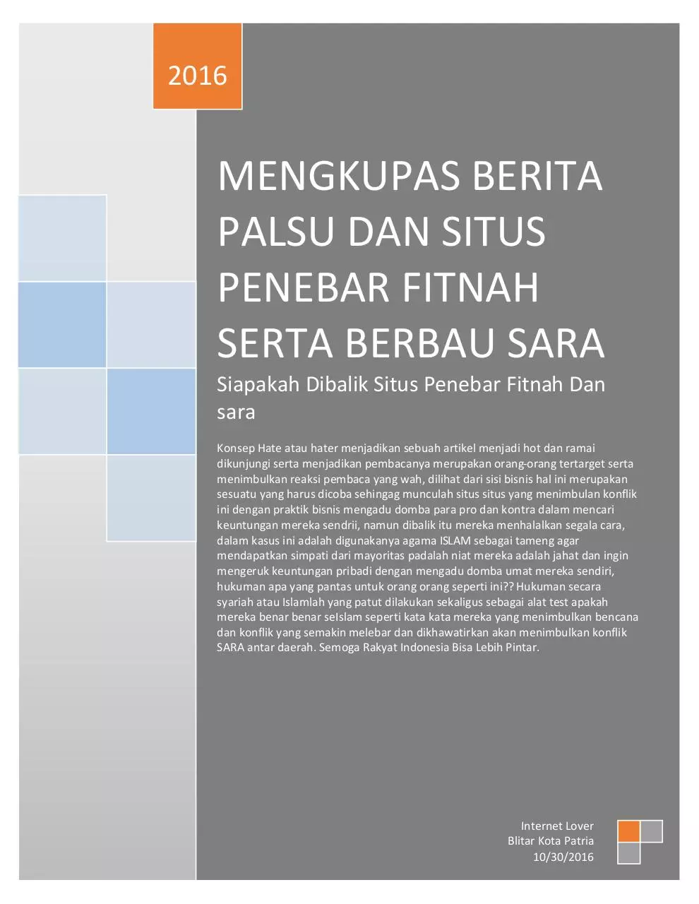 Page 1 of 18, TANGKAP SITUS ISLAMNKRI.com