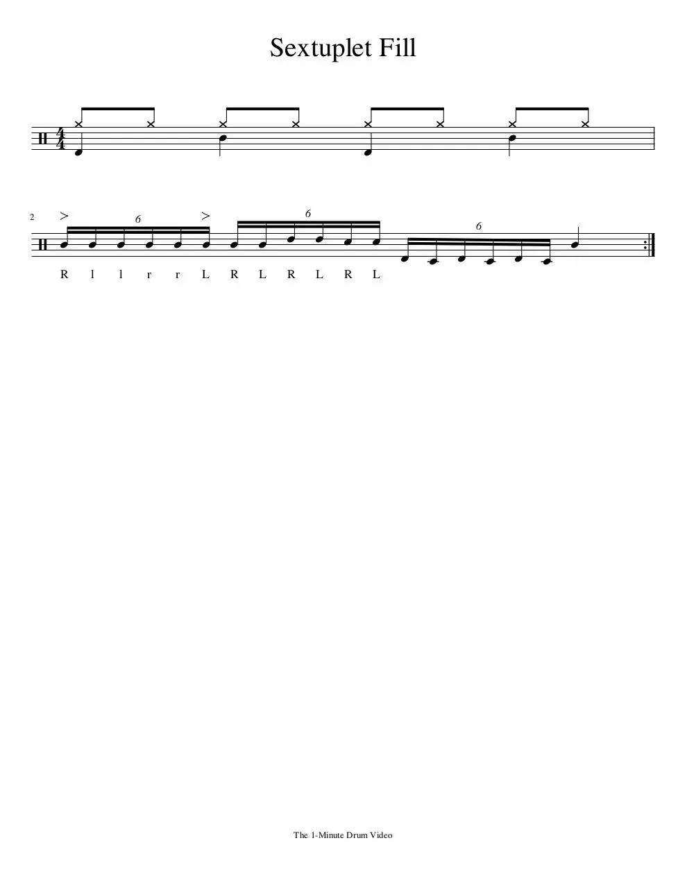 Page 1 of 1, 1MDV Sextuplet Fill
