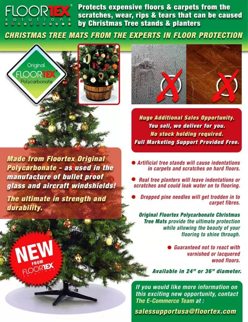 Page 1 of 1, Christmas Tree Mat