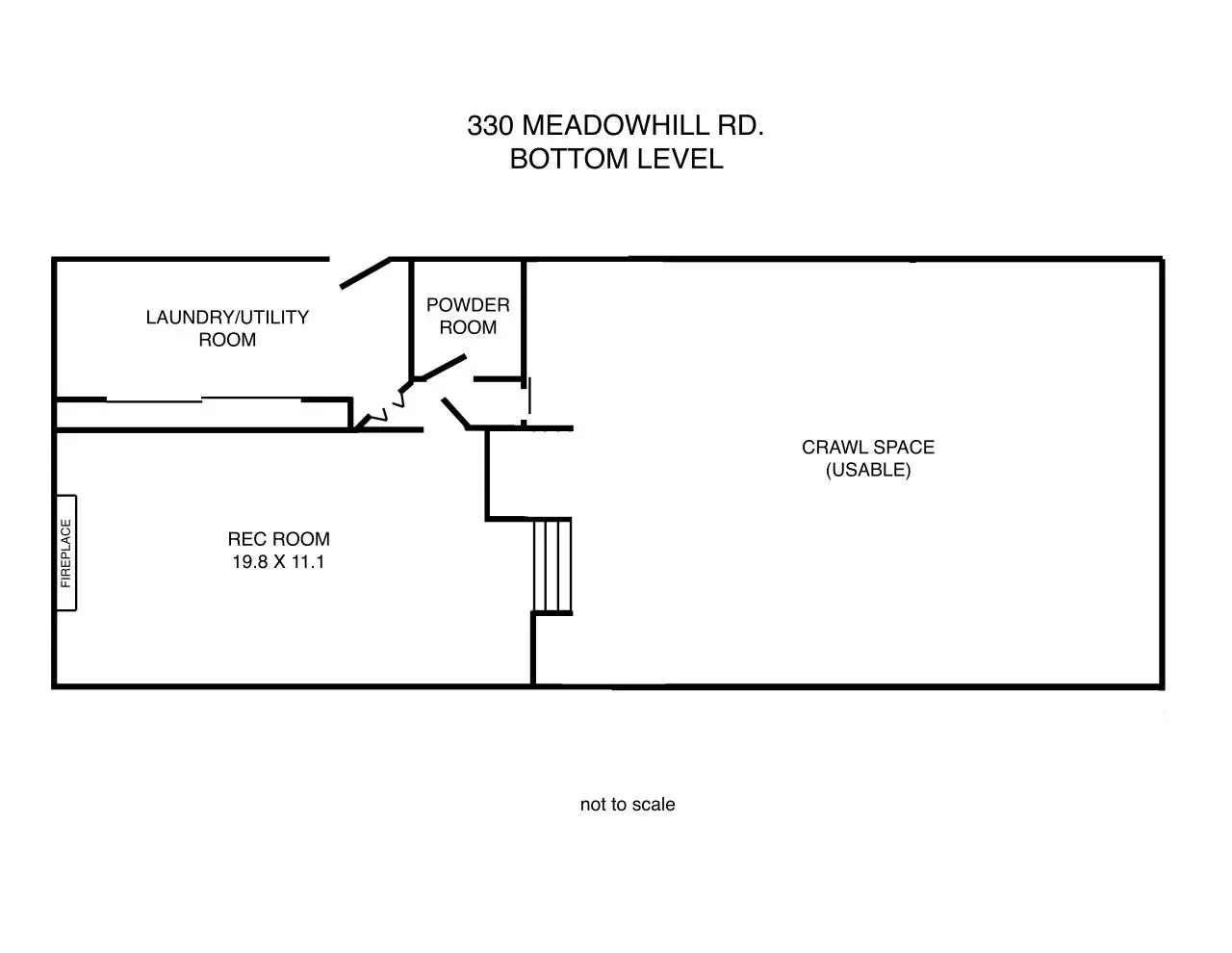 Page 2 of 2, 330 Meadowhill Road floor plan